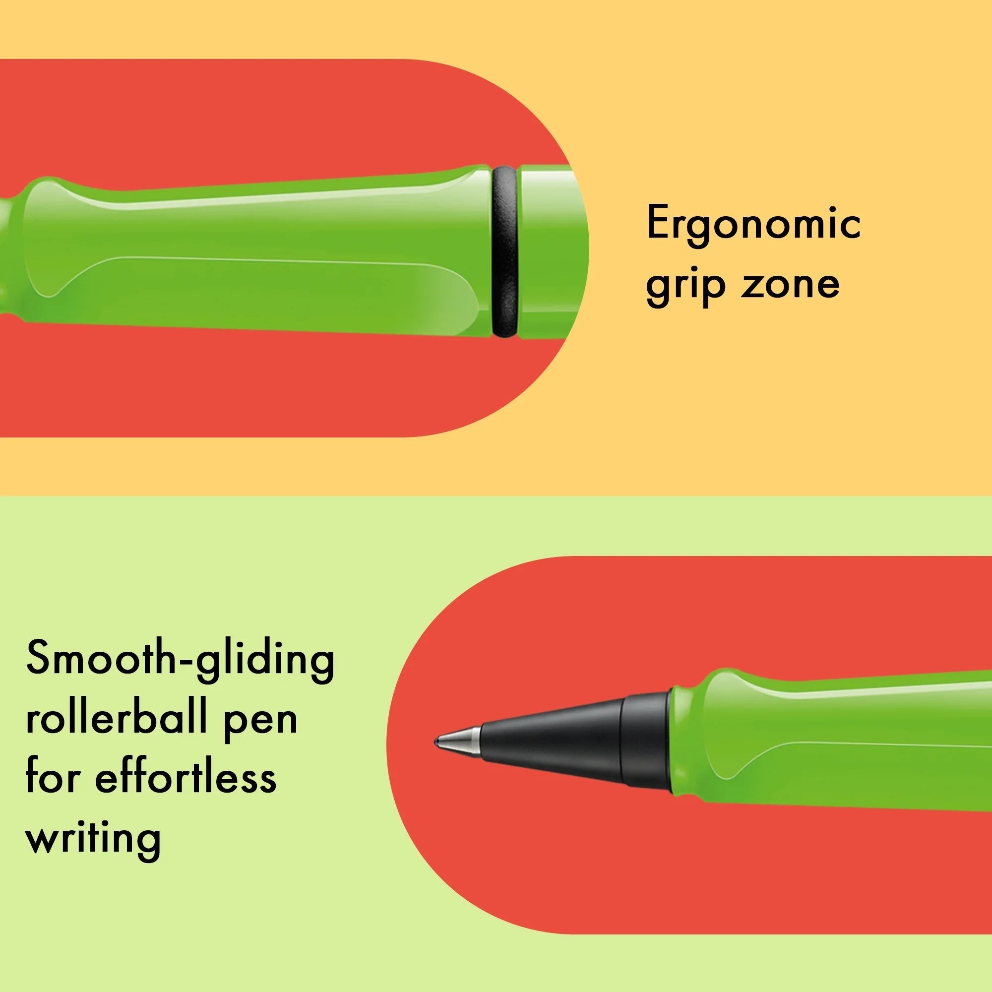 Stylo roller à cartouches LAMY safari - Green -