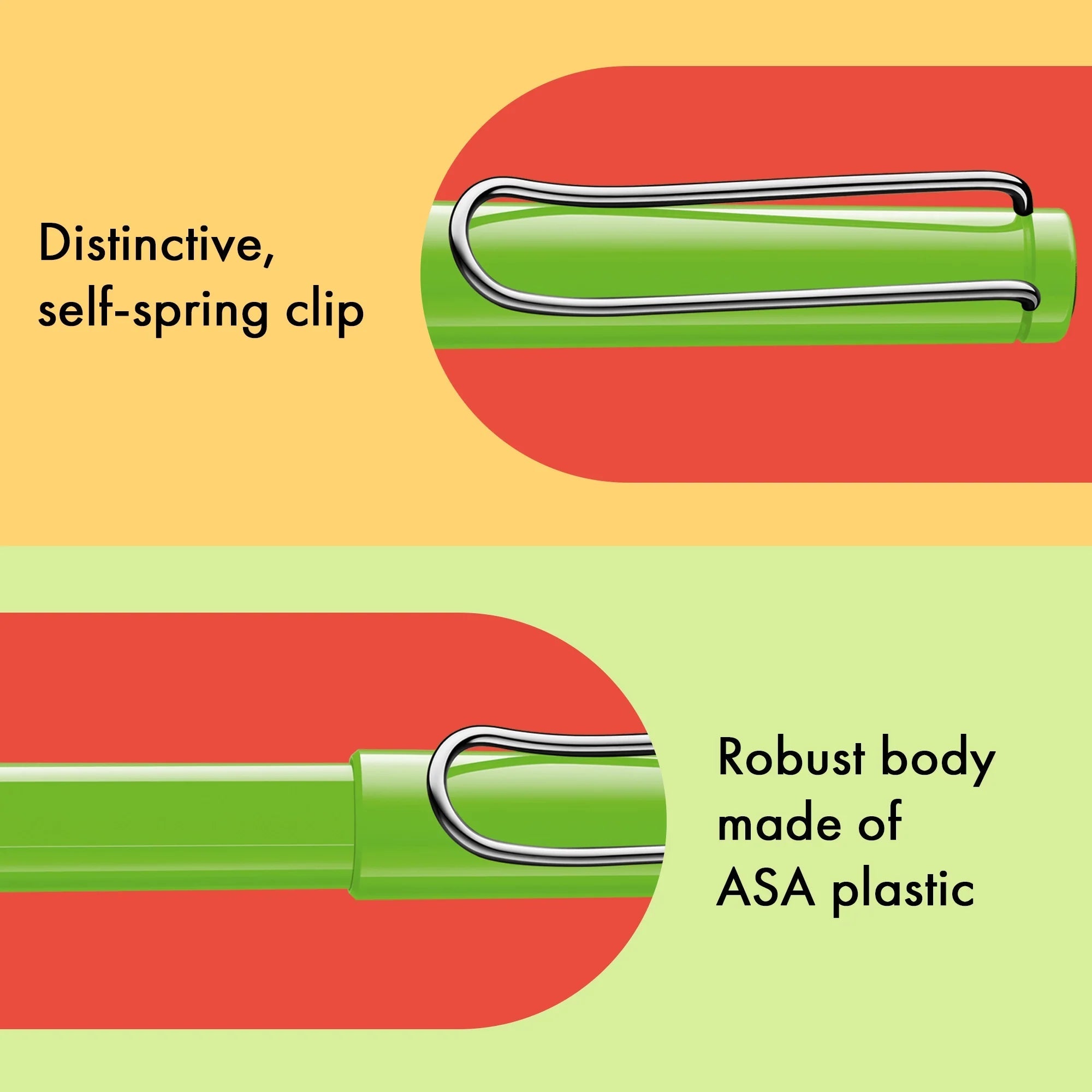 Stylo roller à cartouches LAMY safari - Green -