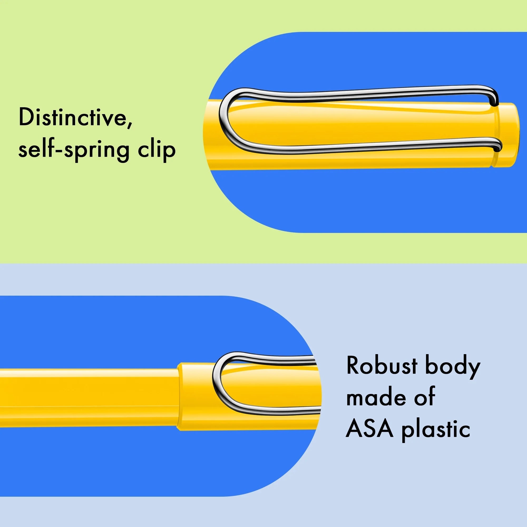 Stylo roller à cartouches LAMY safari - Yellow -