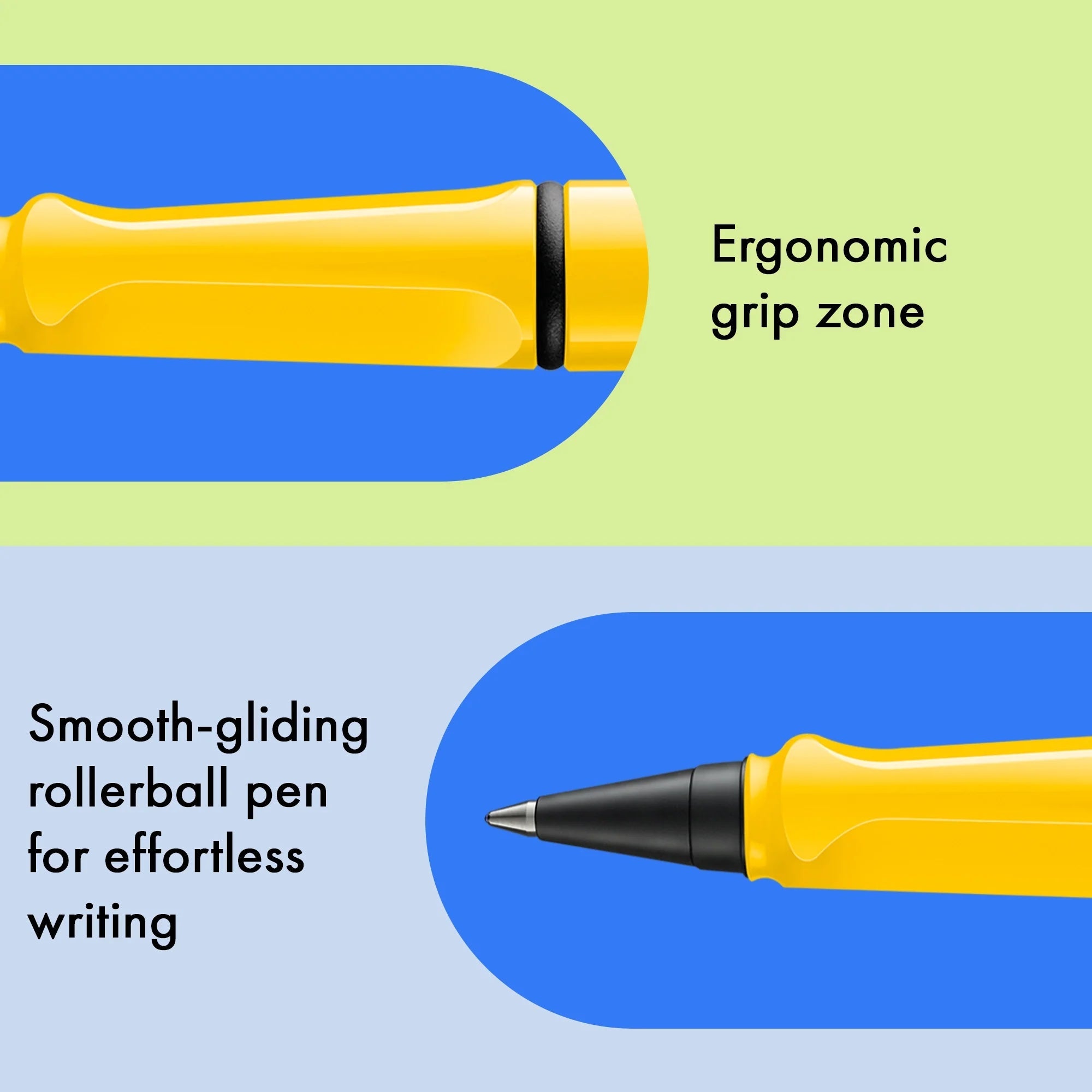 Stylo roller à cartouches LAMY safari - Yellow -