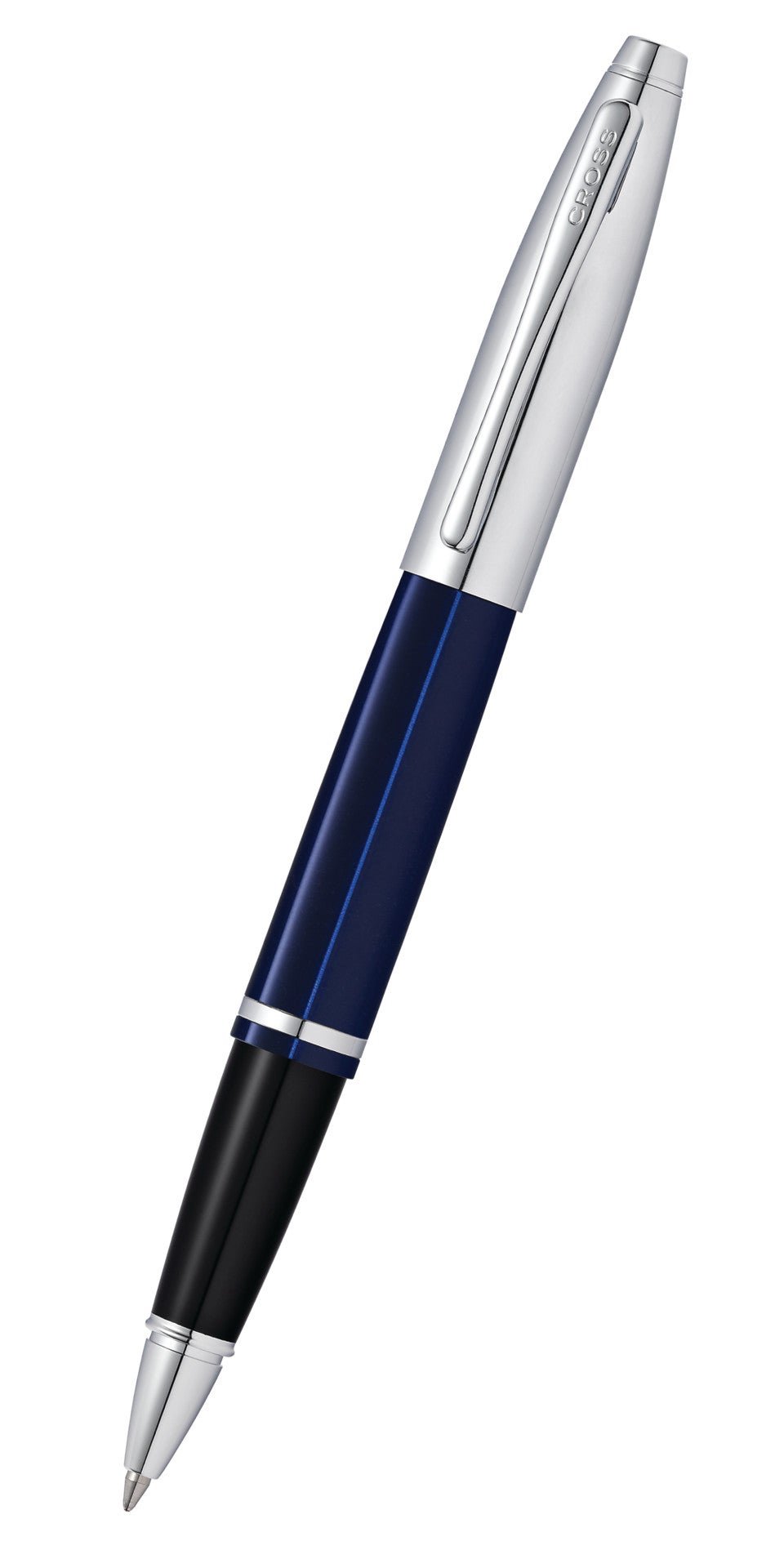 Stylo roller CROSS Calais - Chrome/Blue CT - 073228129013