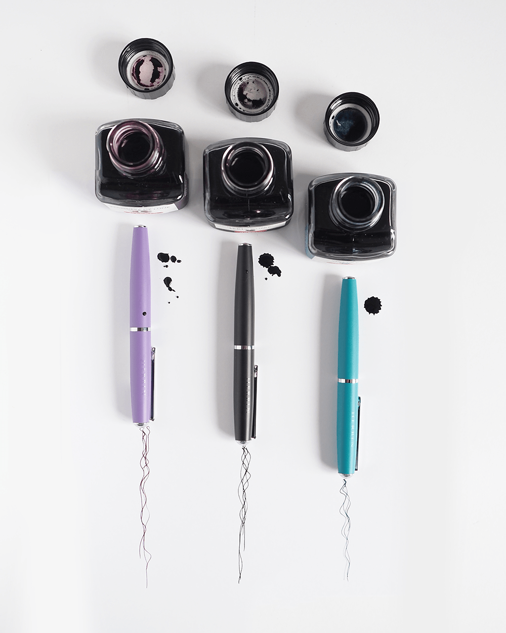 Stylo roller JACQUES HERBIN à cartouches - Rose - 3188550216663