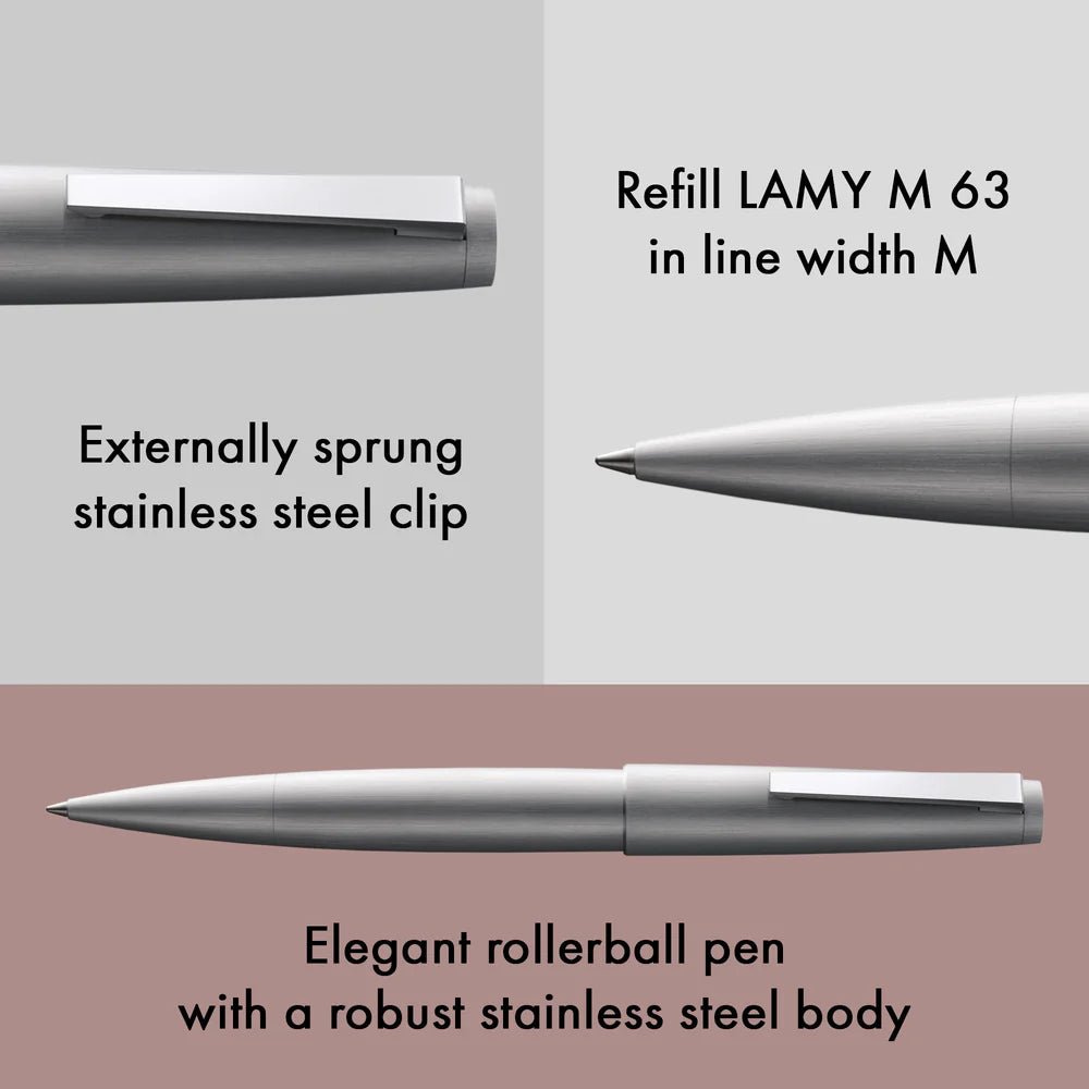 Stylo roller LAMY 2000 - Silver - 4014519239642
