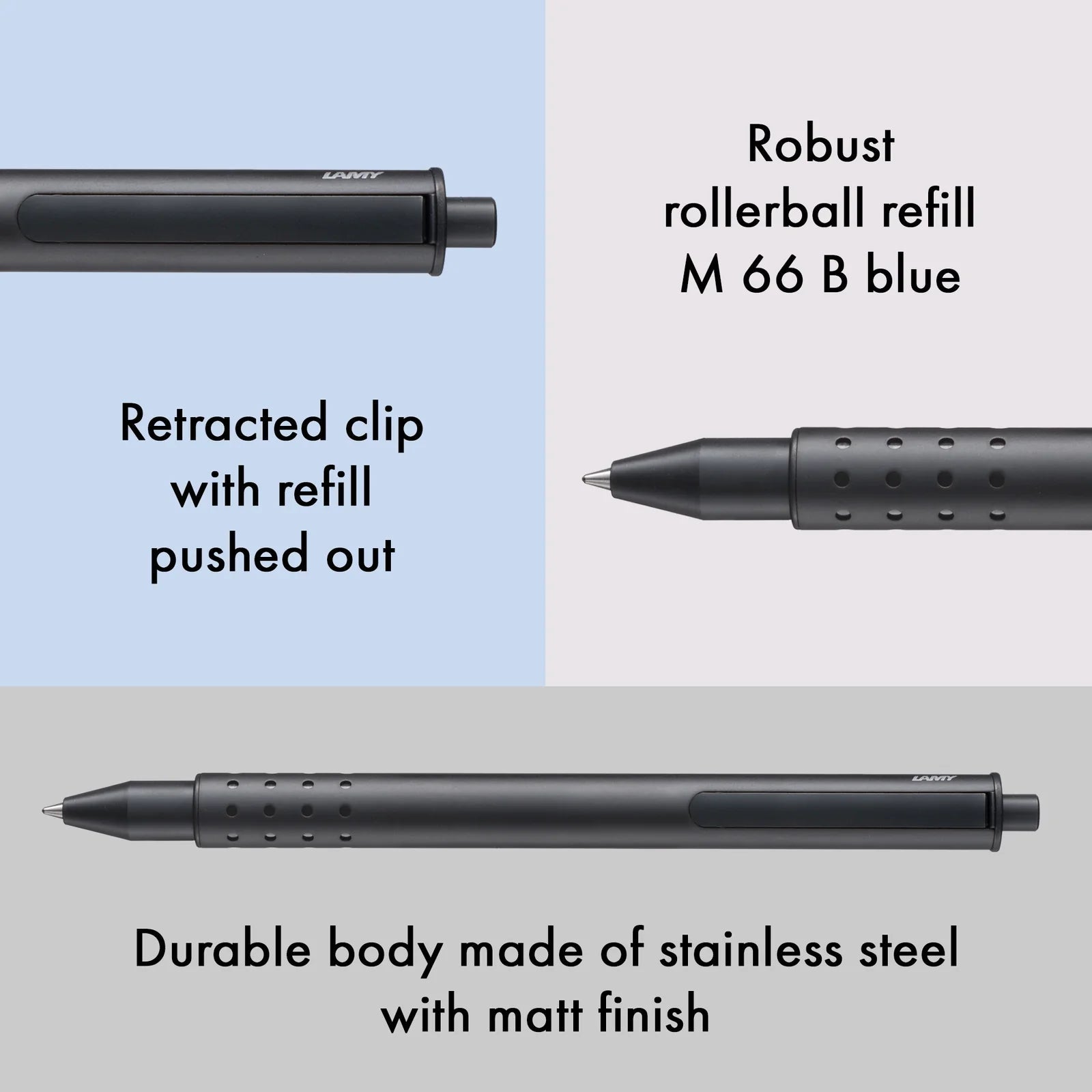 Stylo roller LAMY swift - Black - 4014519290957