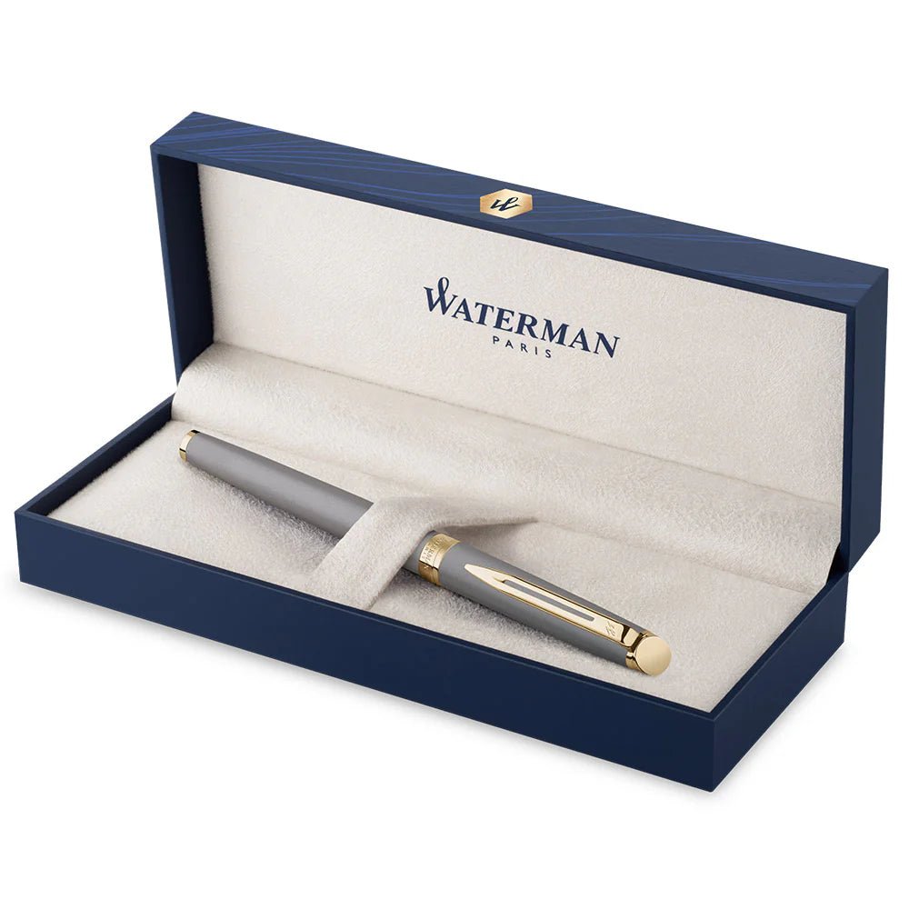 Stylo roller WATERMAN Hémisphère l'Édition Discrète - Gris Métallisé GT - 3026982179456