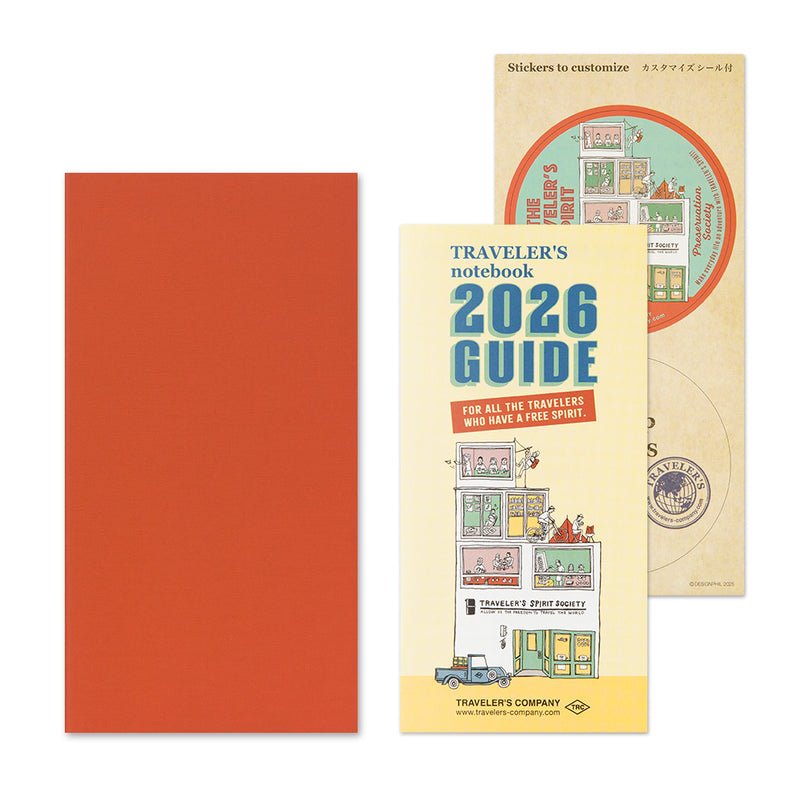 TRAVELER'S notebook - agenda mensuel 2026 (regular size) -