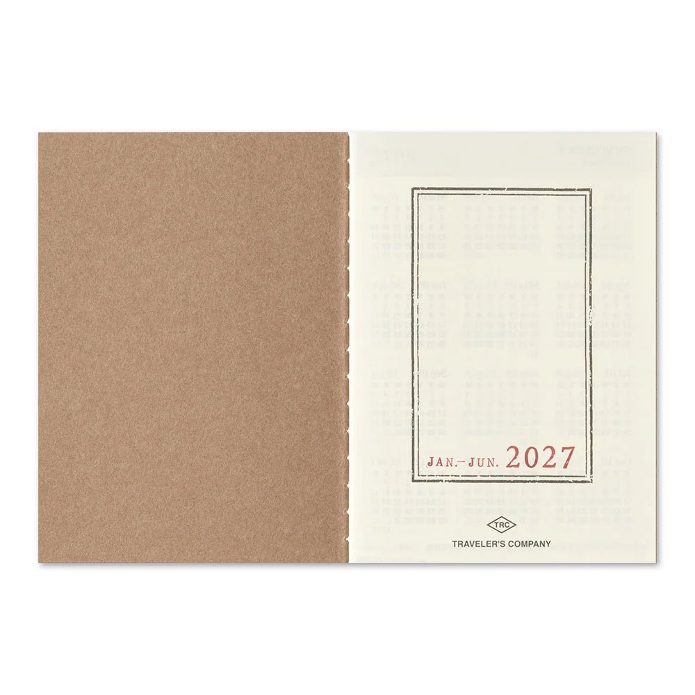 TRAVELER'S notebook - agenda semainier 2027 (passport size) -