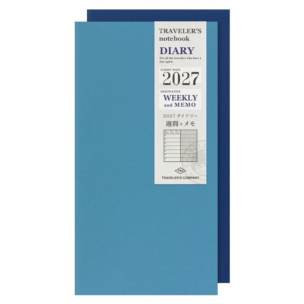 TRAVELER'S notebook - agenda semainier 2027 (regular size) -
