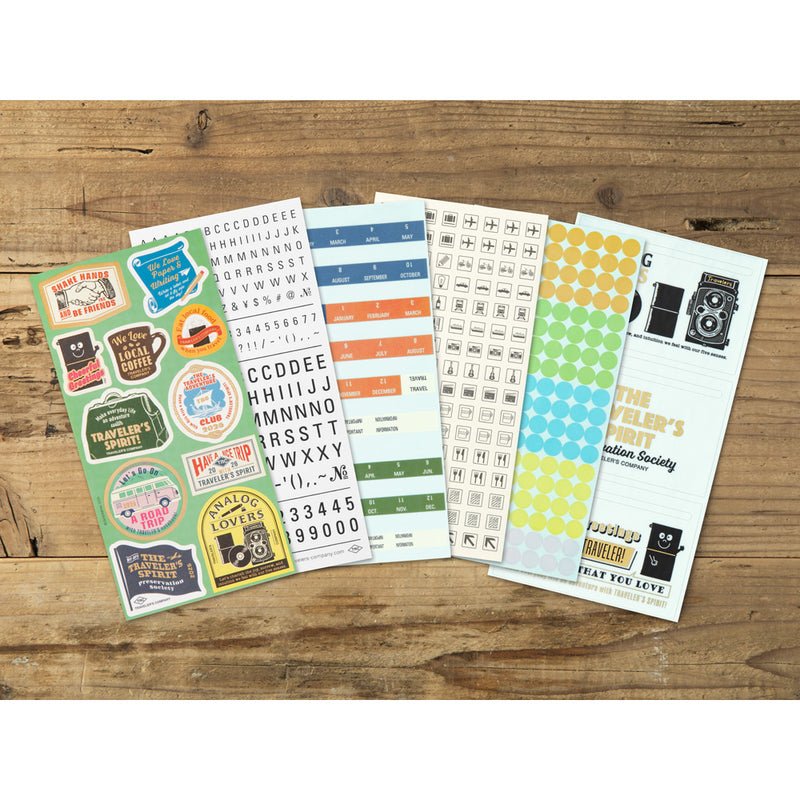 TRAVELER'S notebook - set de stickers 2026 -