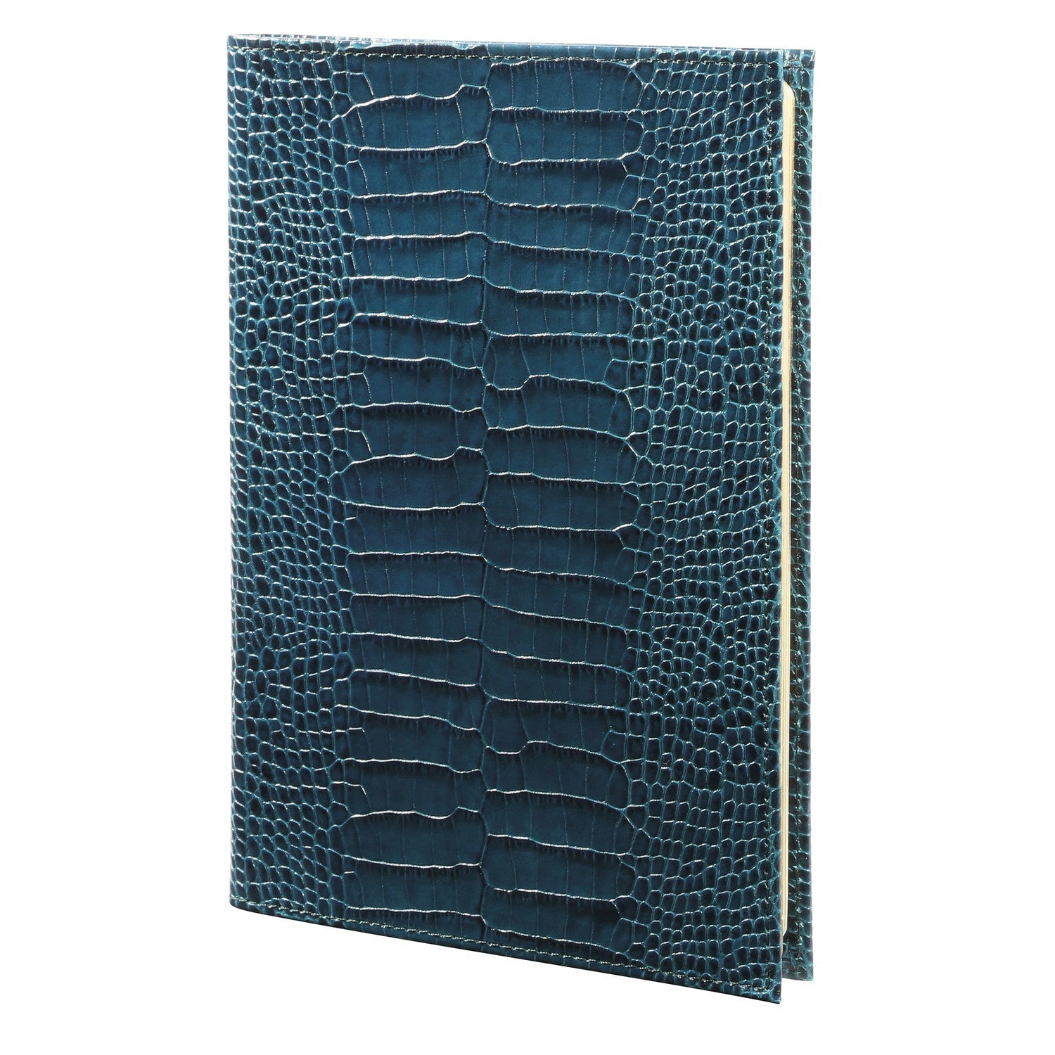Agenda MIGNON A27 Croco Savannah - 27.2 x 21.5 cm - 1 semaine sur 2 pages - Colvert - 3489392733531