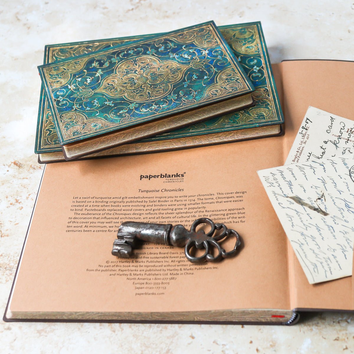Chroniques Turquoises - Mini Rigide 240p - Ligné - Illustré - 9781439732168