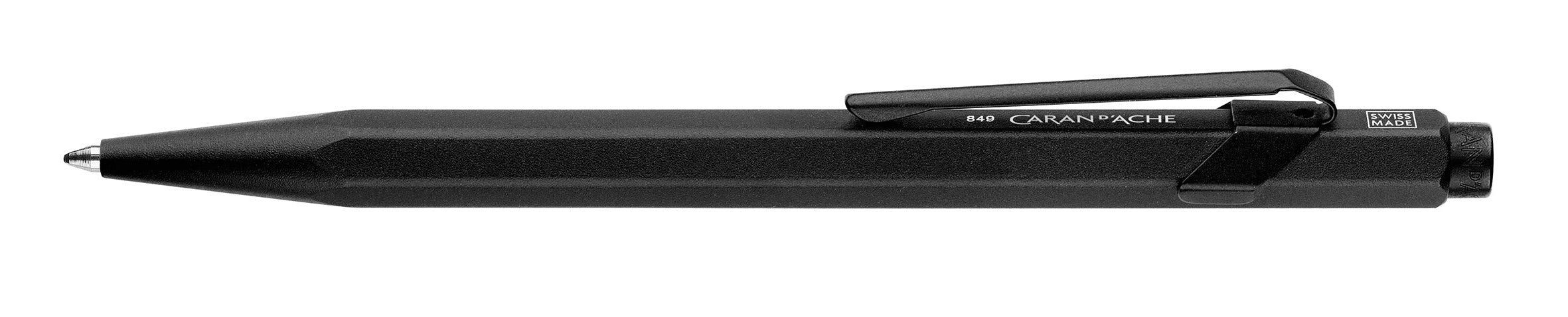 Stylo bille CARAN D'ACHE 849 PREMIUM Black Code - Medium (M) - Noir - 7630002342612