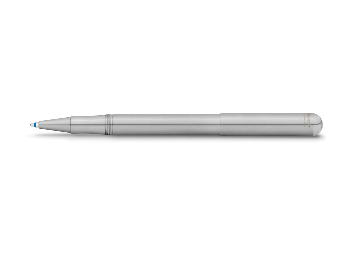 Stylo bille KAWECO Liliput avec capuchon - Medium (M) - Acier - 4250278616601
