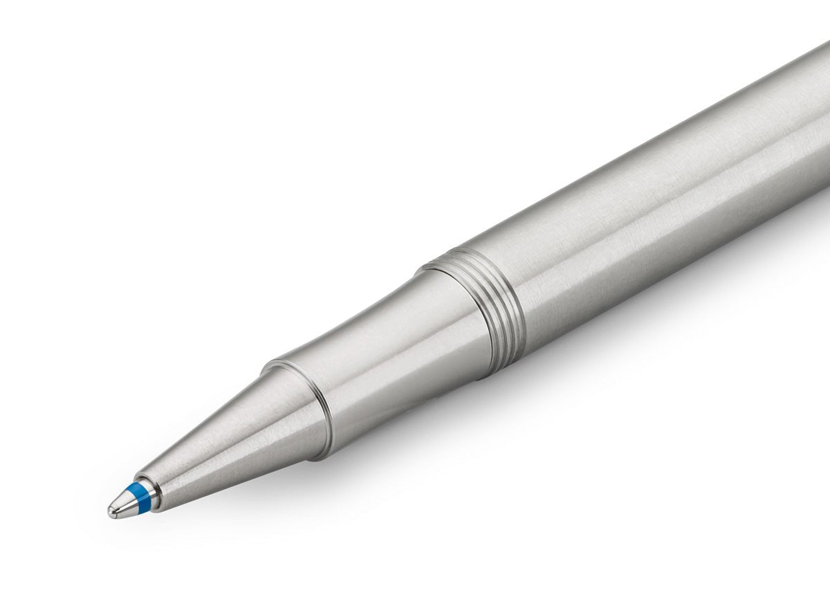 Stylo bille KAWECO Liliput avec capuchon - Medium (M) - Acier - 4250278616601
