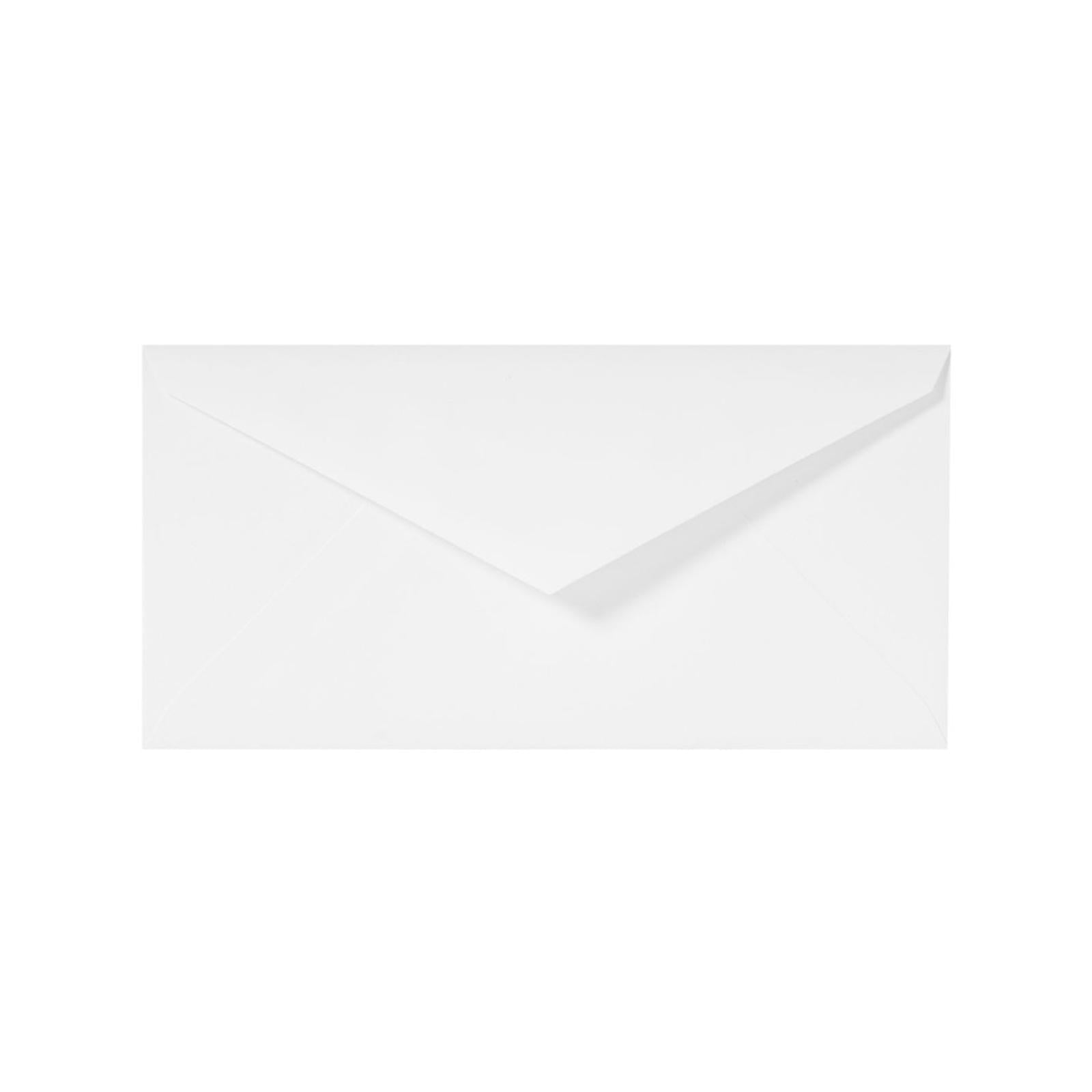 25 enveloppes G.LALO Vergé de France - DL (110 x 220 mm) - 100 g/m² - Extra - blanc - 3140290227507