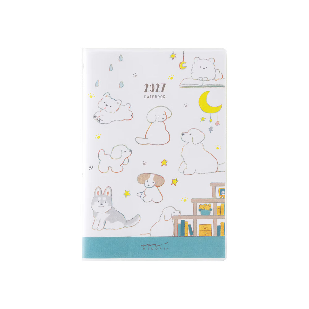 Agenda 2027 MIDORI Pocket Diary - Mini - Chien