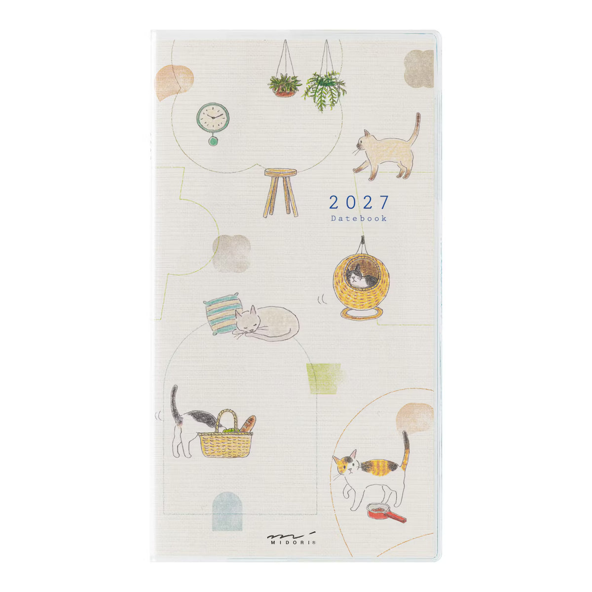 Agenda 2027 MIDORI Pocket Diary - Slim - Chat