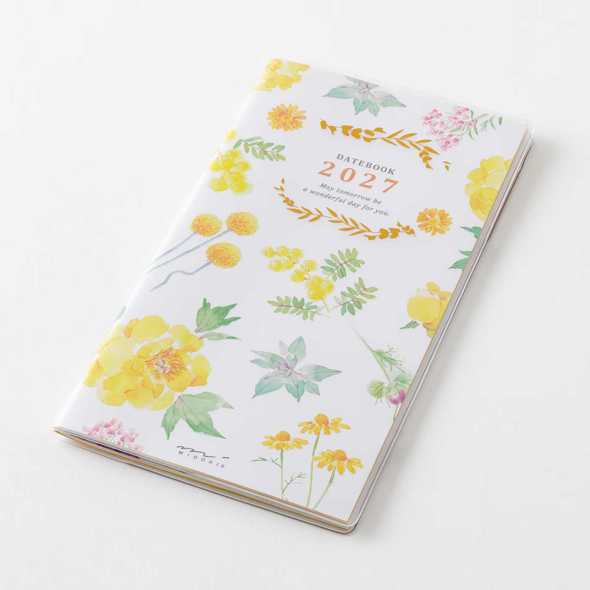 Agenda 2027 MIDORI Pocket Diary - Slim - Fleur