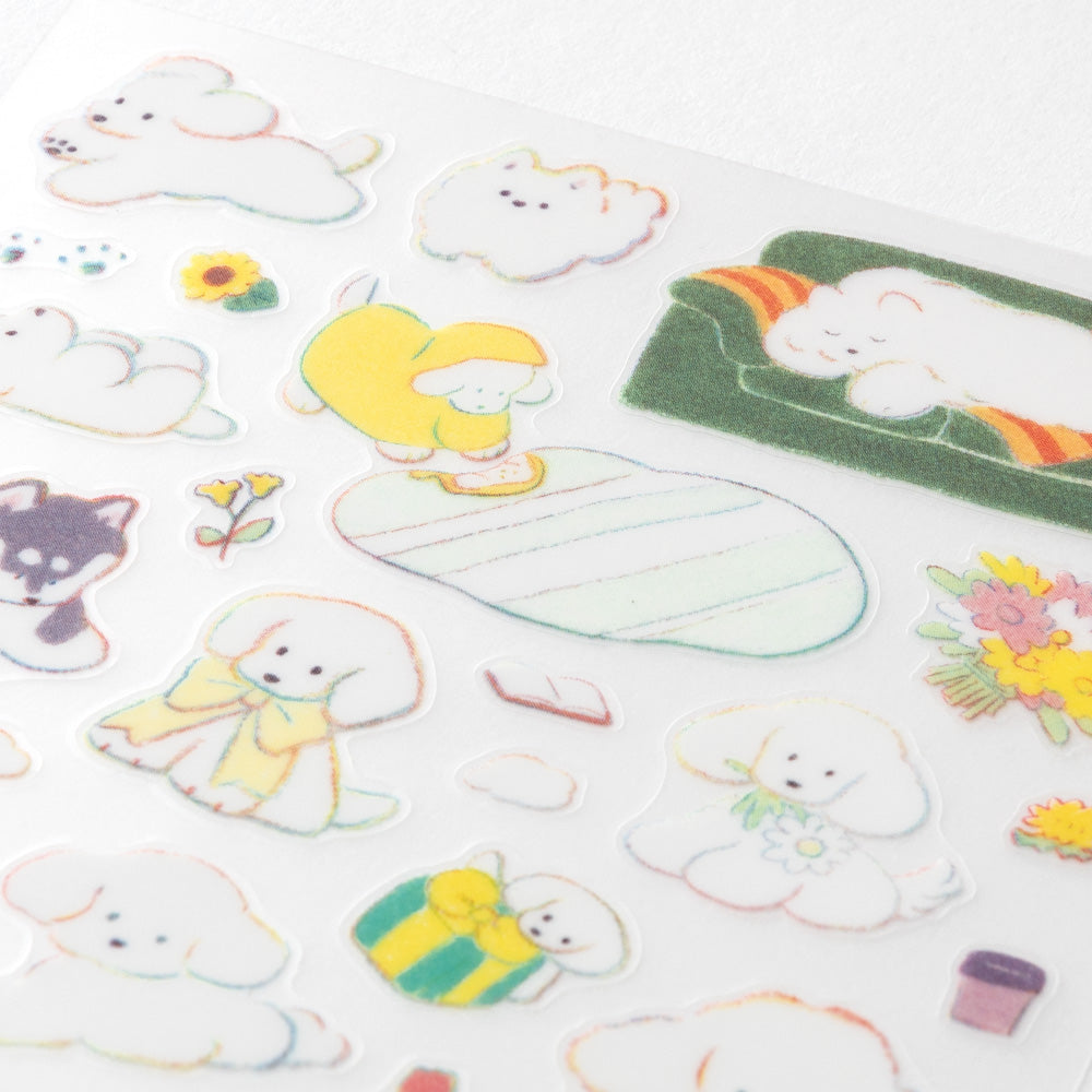 Stickers repositionnables MIDORI Collection - Chiens M