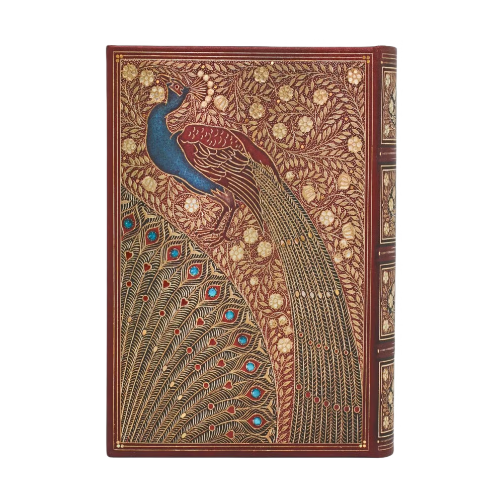 Agenda 2027 PAPERBLANKS Les Paons de Hafiz - 1 jour par page - Mini - Hardcover - 432p