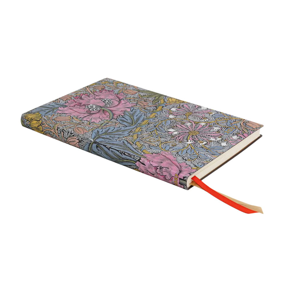 Agenda 2027 PAPERBLANKS Morris Chèvrefeuille Rose - 1 jour par page - Mini - Hardcover - 432p