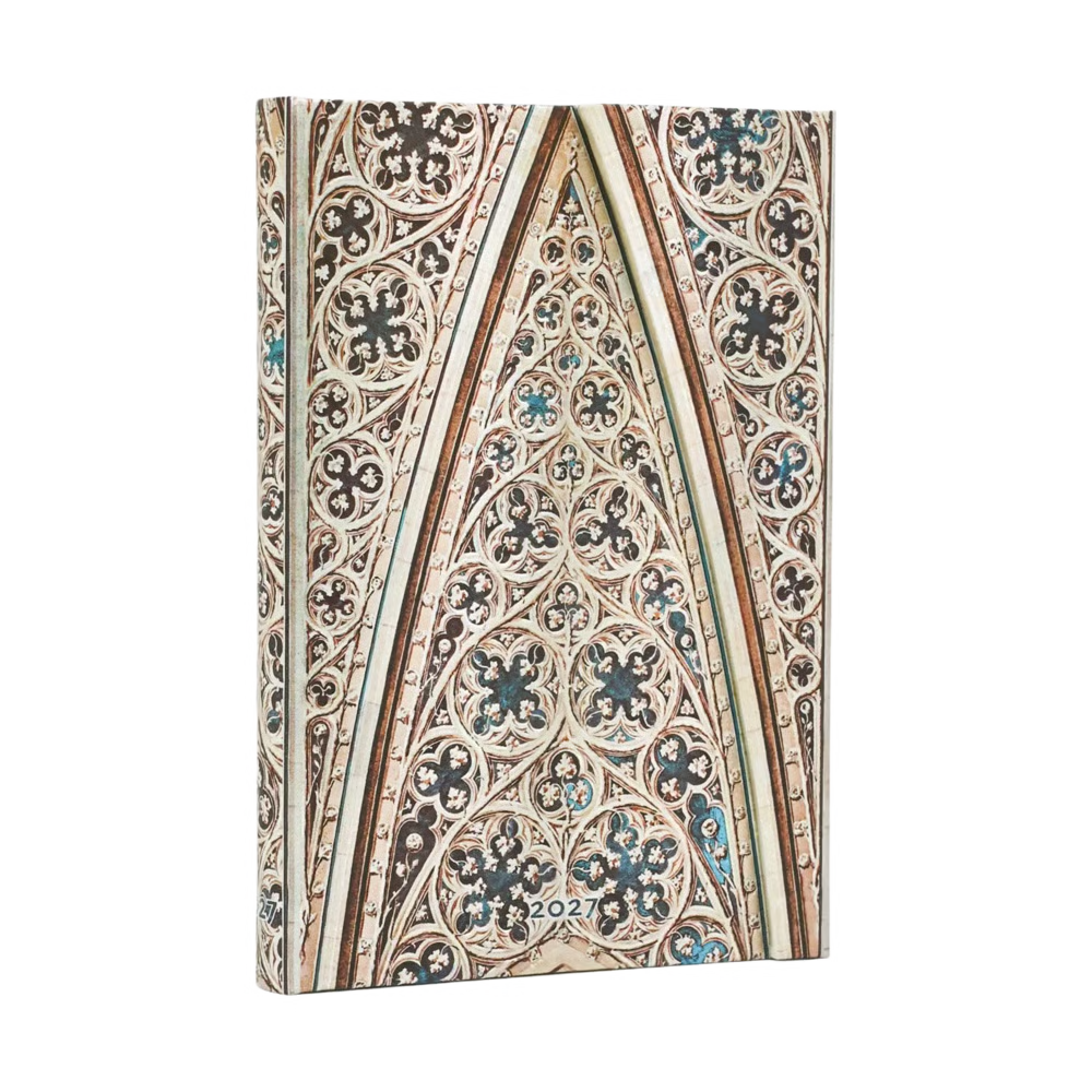 Agenda 2027 PAPERBLANKS Voûte de la Cathédrale de Milan - 1 semaine sur 2 pages - Mini - Hardcover - Vertical - 176p
