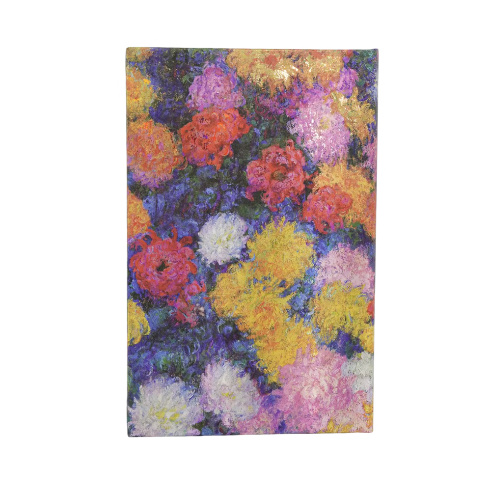 Agenda 2027 PAPERBLANKS Les Chrysanthèmes de Monet - 1 semaine sur 2 pages - Mini - Hardcover - Vertical - 176p