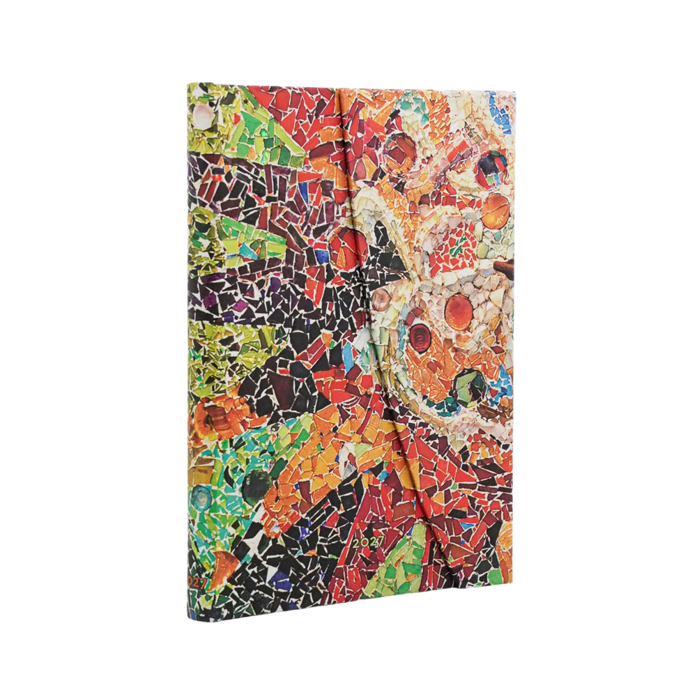 Agenda 2027 PAPERBLANKS Le Soleil de Gaudi - 1 semaine sur 2 pages - Midi - Hardcover - Horizontal - 176p