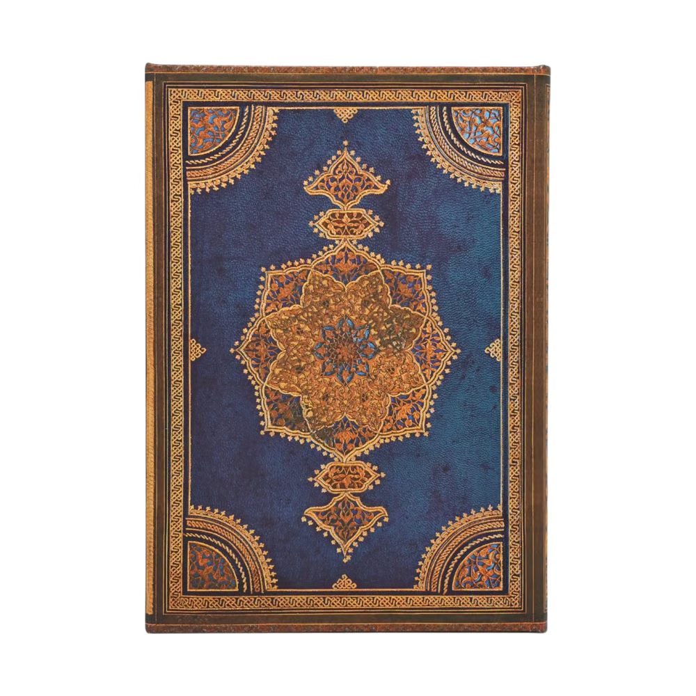 Agenda 2027 PAPERBLANKS Safavide Indigo - 1 semaine sur 2 pages - Midi - Hardcover - Horizontal - 176p