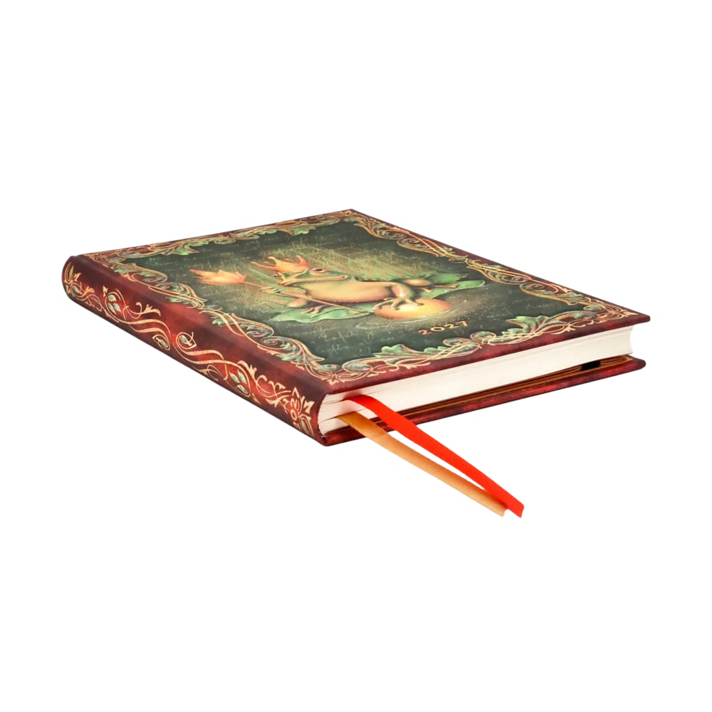 Agenda 2027 PAPERBLANKS Les Frères Grimm, Le Roi Grenouille - 1 semaine sur 2 pages - Midi - Hardcover - Vertical - 176p