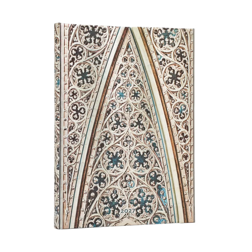 Agenda 2027 PAPERBLANKS Voûte de la Cathédrale de Milan - 1 semaine sur 2 pages - Midi - Hardcover - Vertical - 176p