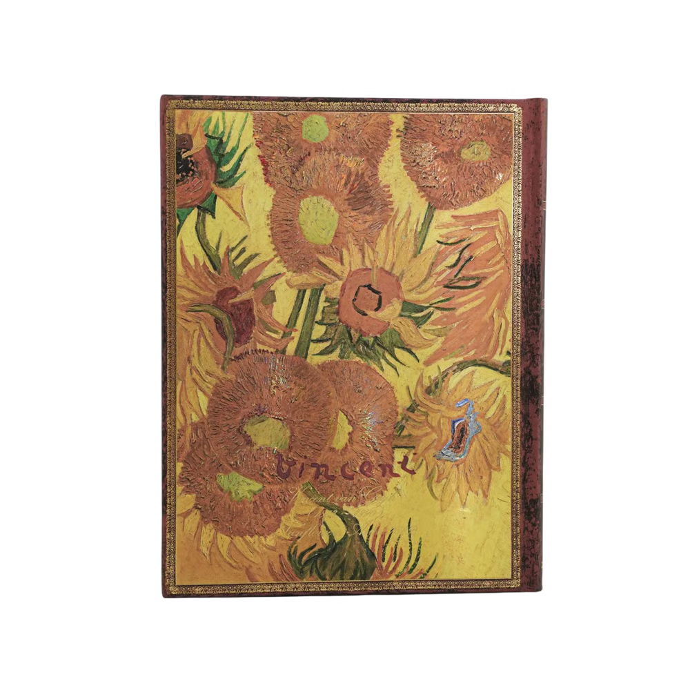 Agenda 2027 PAPERBLANKS Van Gogh, Tournesols - 1 semaine sur 2 pages - Ultra - Hardcover - Vertical - 176p