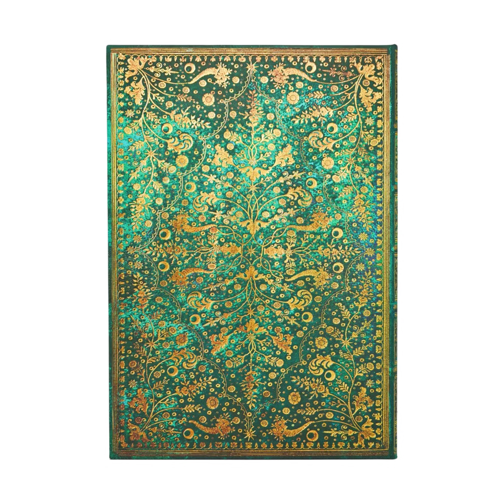 Agenda 2027 PAPERBLANKS Fleur d’Émeraude - 1 semaine sur 2 pages - Grand - Hardcover - Vertical - 176p