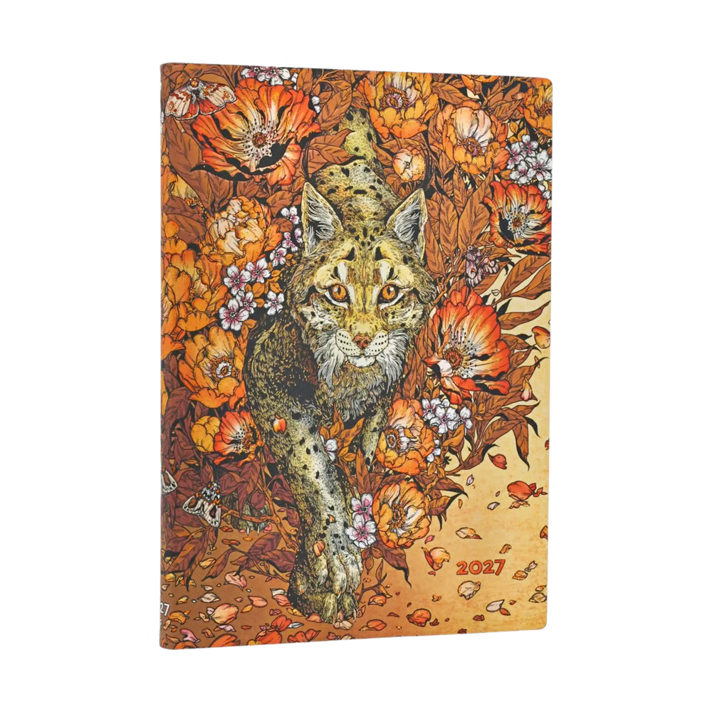 Agenda 2027 PAPERBLANKS L'Ascension du Lynx - 1 semaine sur 2 pages - Midi - Softcover - Vertical - 176p