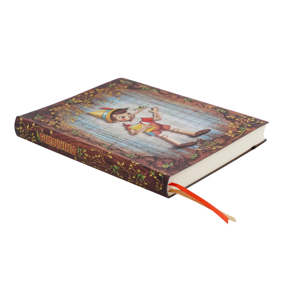 Agenda 2027 PAPERBLANKS Carlo Collodi, Pinocchio - 1 jour par page - Ultra - Softcover - 432p