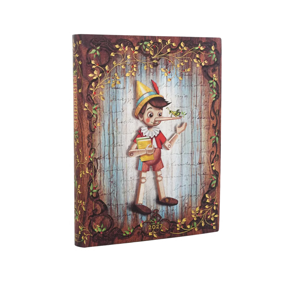 Agenda 2027 PAPERBLANKS Carlo Collodi, Pinocchio - 1 jour par page - Ultra - Softcover - 432p