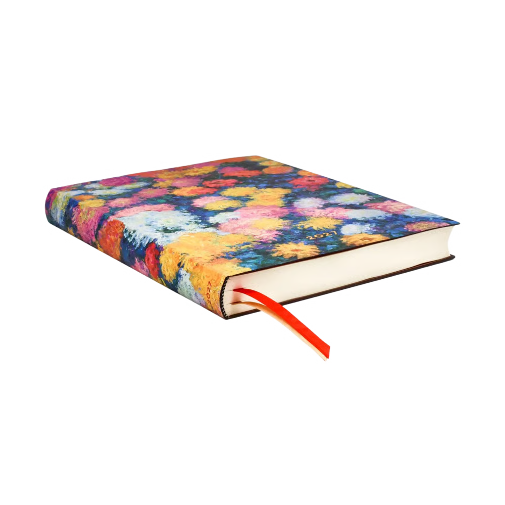 Agenda 2027 PAPERBLANKS Les Chrysanthèmes de Monet - 1 jour par page - Ultra - Softcover - 432p