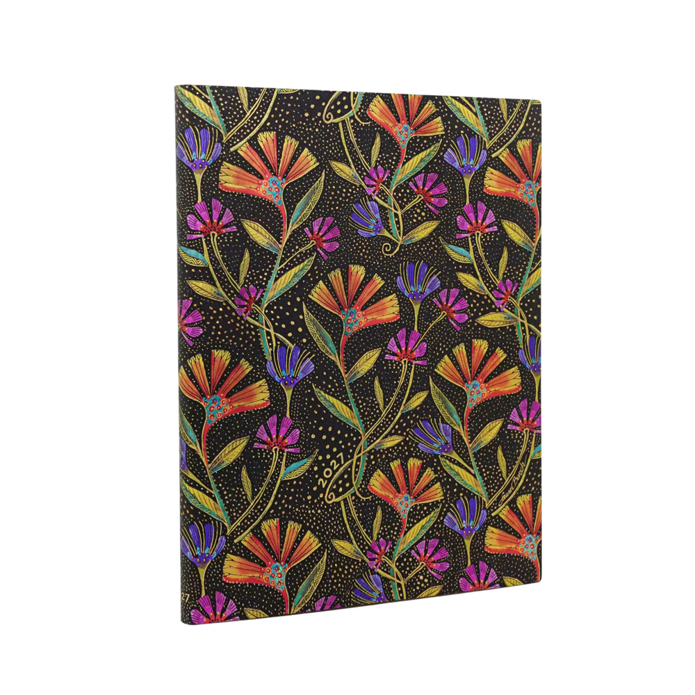 Agenda 2027 PAPERBLANKS Fleurs Sauvages - 1 semaine sur 2 pages - Ultra - Softcover - Vertical - 176p