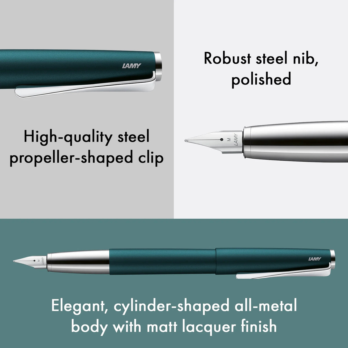 Stylo plume LAMY studio Édition Spéciale - Petrol