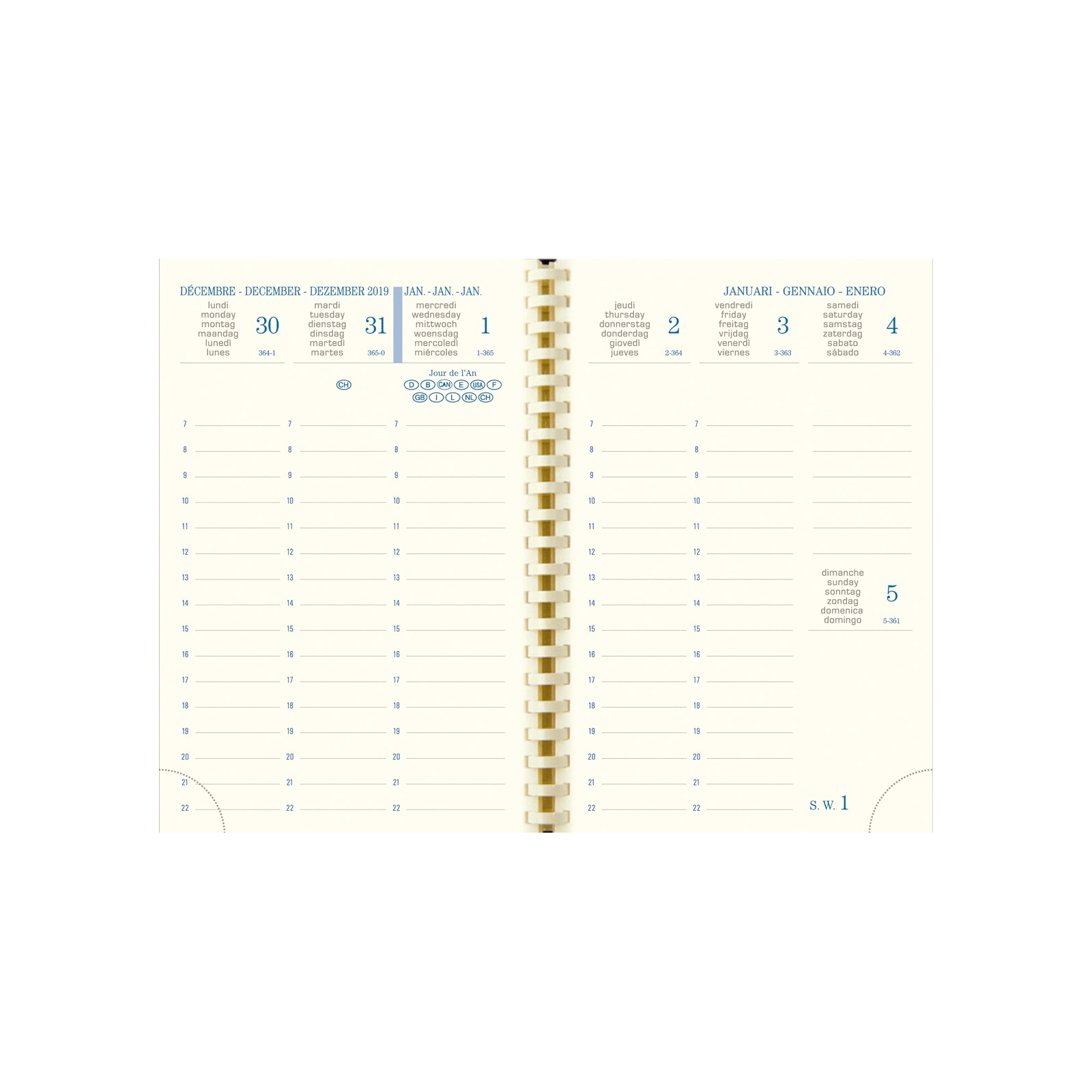 Agenda 2025 - 2026 EXACOMPTA SAD 13S - 9 x 13 cm - 1 semaine sur 2 pages - Orientation verticale - Kaa bleu - 3660942084406
