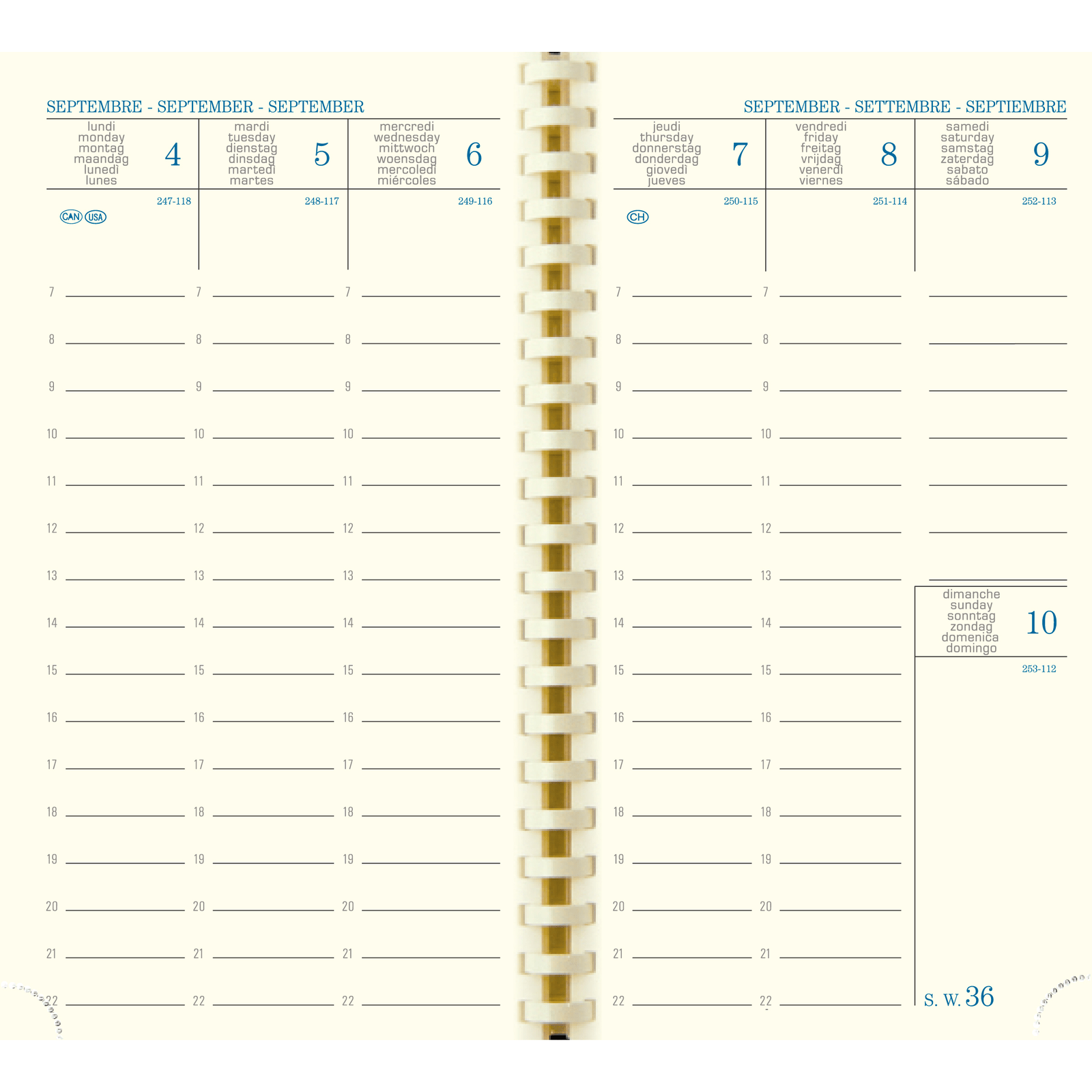 Agenda 2025 - 2026 EXACOMPTA SAD 16S - 9 x 16 cm - 1 semaine sur 2 pages - Orientation verticale - Kaa rouge - 3660942084437