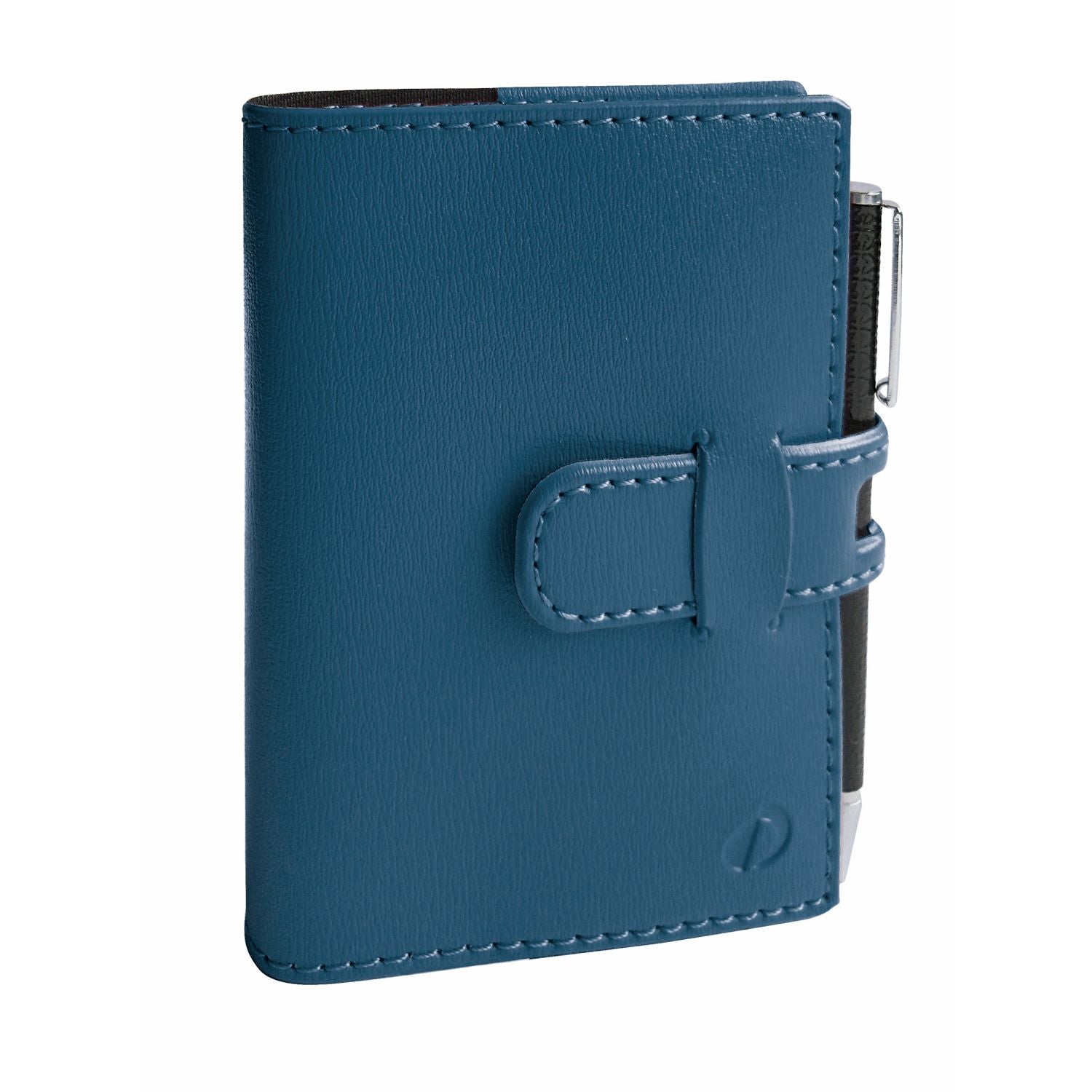 Agenda 2025 QUO VADIS Randonnée Prestige Soho - 1 semaine sur 2 pages - 9 x 12.5 cm - Bleu acier - 3371010488865