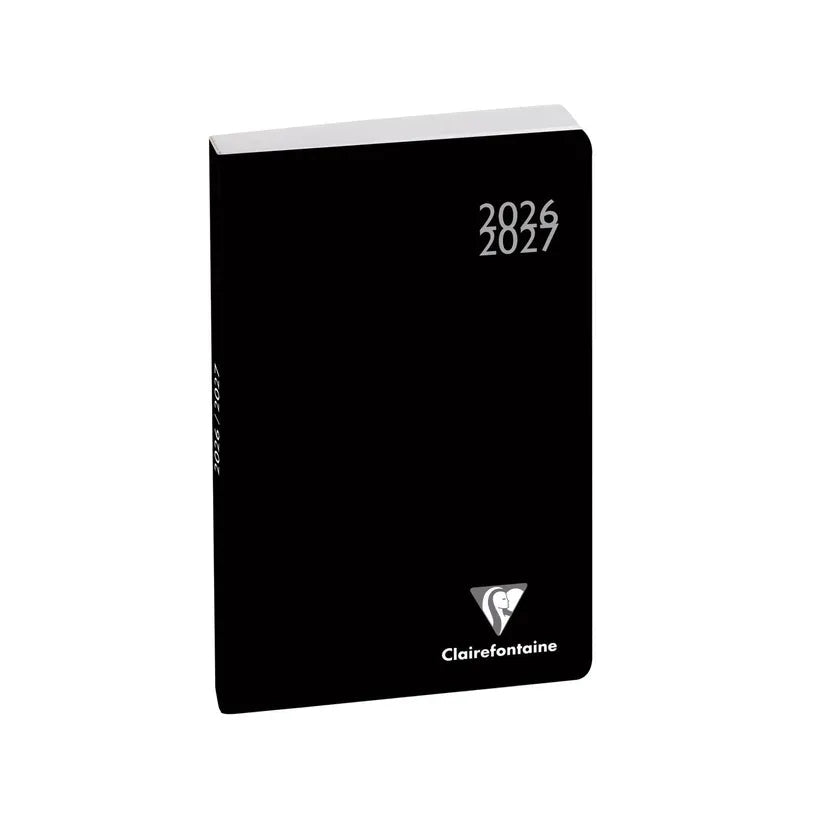 Agenda 2026 - 2027 CLAIREFONTAINE Work & After - 10 x 15 cm - 1 jour par page - Orientation horizontale - Classic noir - 3660942056069