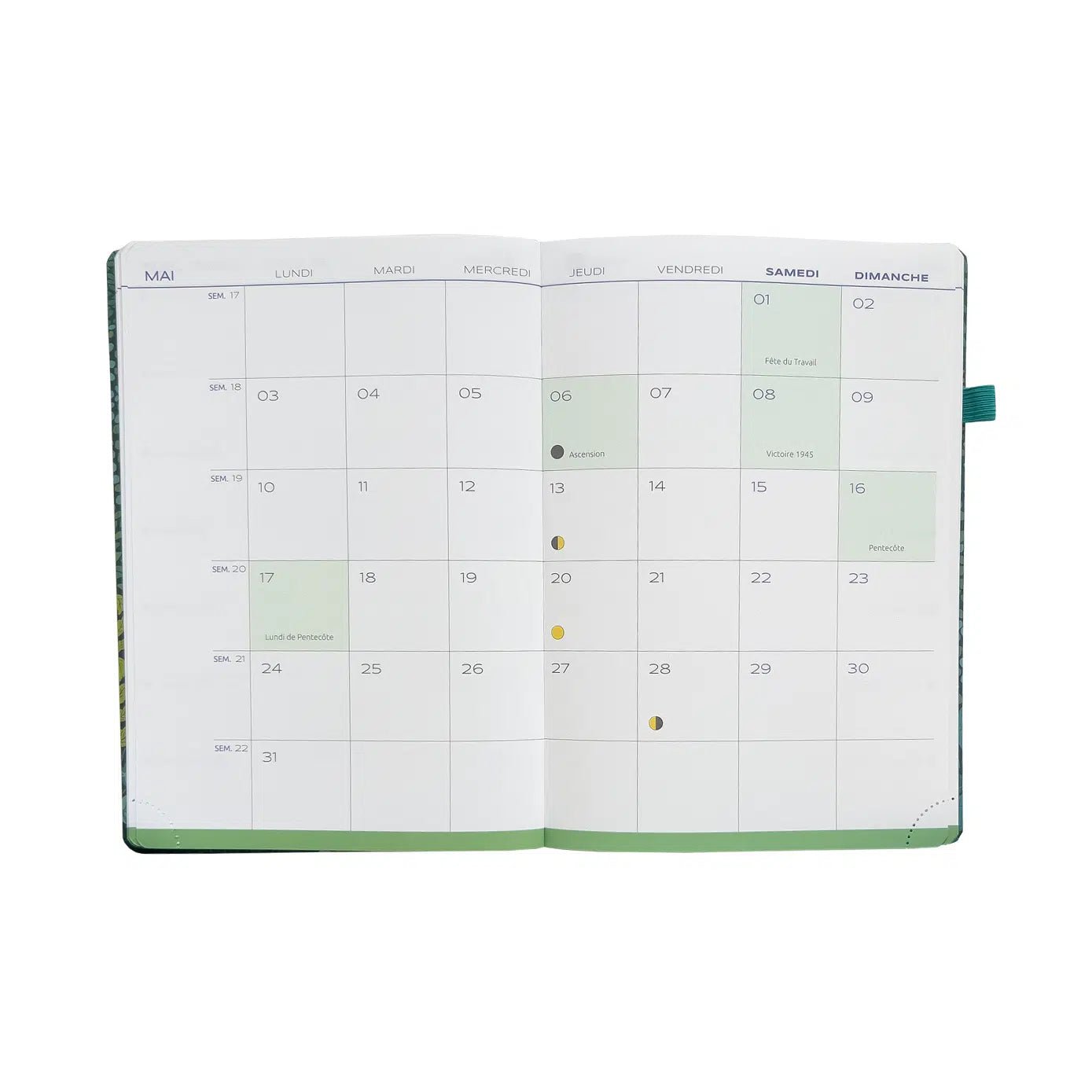 Agenda 2026 - 2027 ÉPOPÉE 5 Saisons - A5 - 1 semaine + notes - Orientation verticale - Hiver - 3760281972720