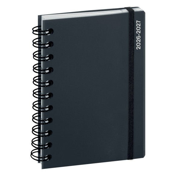 Agenda 2026 - 2027 EXACOMPTA Forum - 12 x 17 cm - 1 jour par page - Orientation horizontale - Iderama noir - 3660942065207
