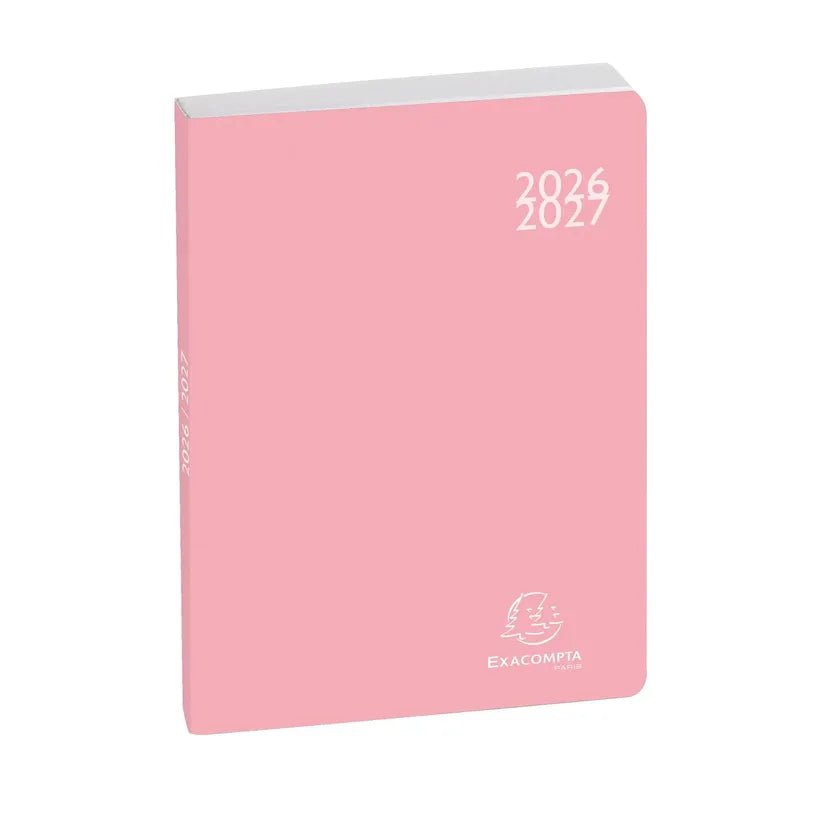 Agenda 2026 - 2027 EXACOMPTA Forum Office - 15 x 21 cm - 1 jour par page - Orientation horizontale - Soft Harmony rose - 3660942087117
