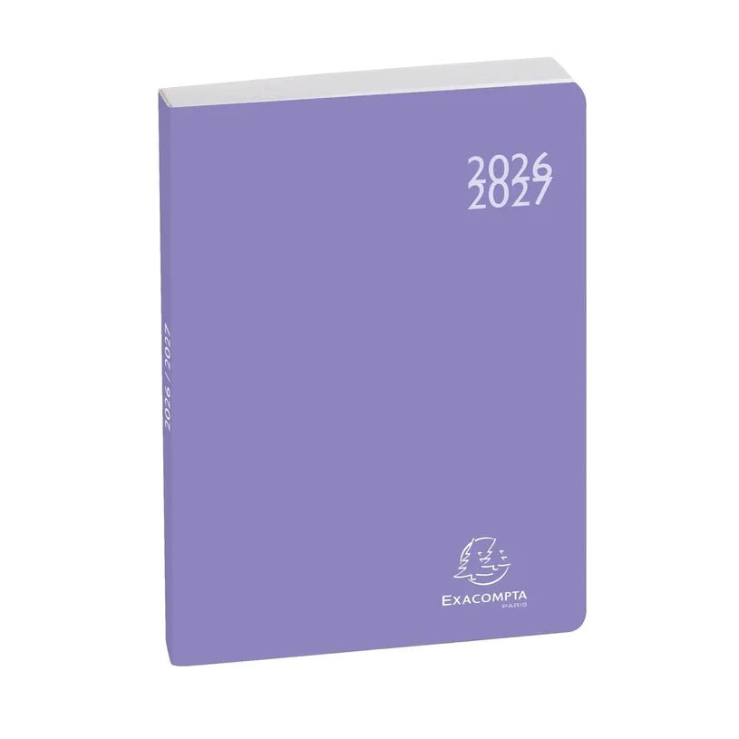 Agenda 2026 - 2027 EXACOMPTA Forum Office - 15 x 21 cm - 1 jour par page - Orientation horizontale - Soft Harmony violet - 3660942087117