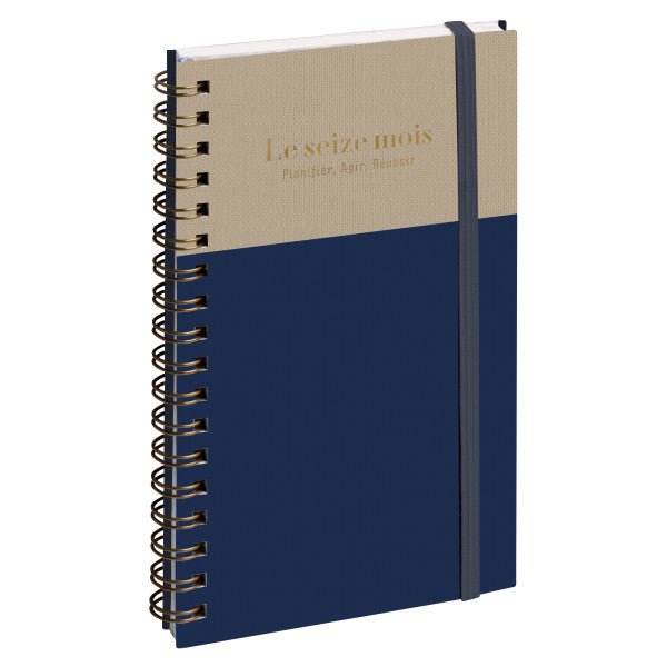 Agenda 2026 - 2027 EXACOMPTA SAD 16S - 9 x 16 cm - 1 semaine sur 2 pages - Orientation verticale - Gustave marine - 3660942090650