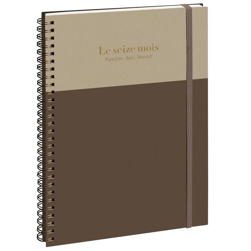 Agenda 2026 - 2027 EXACOMPTA SAD 29S - 21 x 29,7 cm - 1 semaine sur 2 pages - Orientation verticale - Gustave marron - 3660942090704