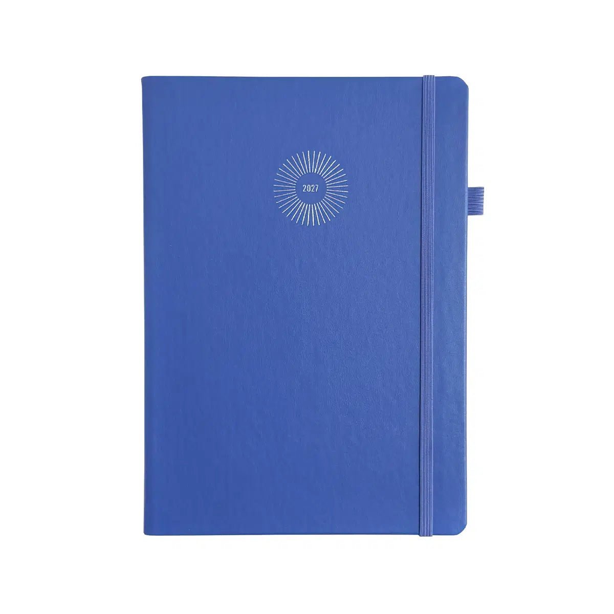 Agenda 2027 ÉPOPÉE Clémence - A5 - 1 semaine sur 2 pages - Orientation verticale - Bleu lavande - 
